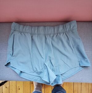 Old Navy Light Blue Athletic Shorts with Relaxed Fit and Soft Fabric